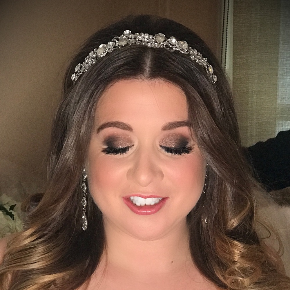 Crystal wedding headband